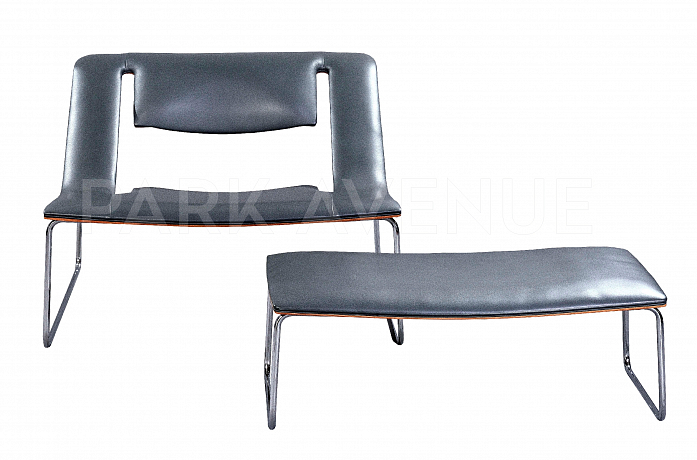 Кресло + пуф